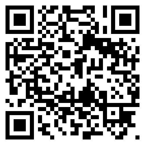 a qr code with a few black squares