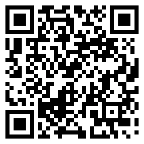 a qr code with a few black squares