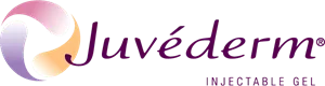 a purple text on a black background