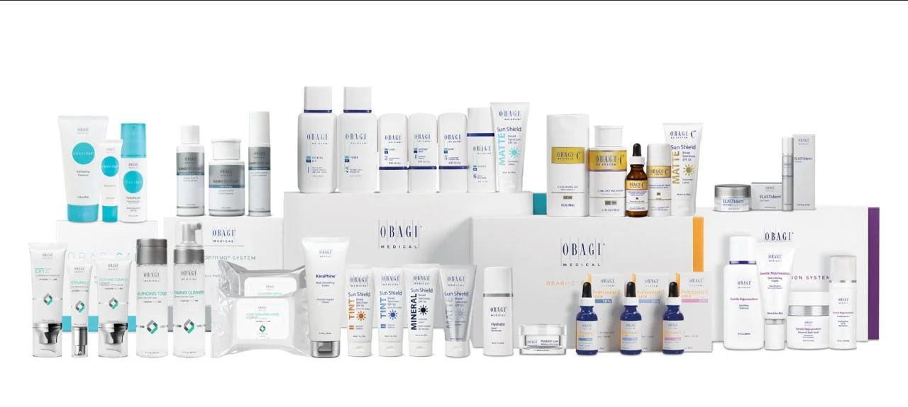 a group of white boxes with different containers